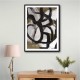 Abstract Brush Strokes 127X Wall Art