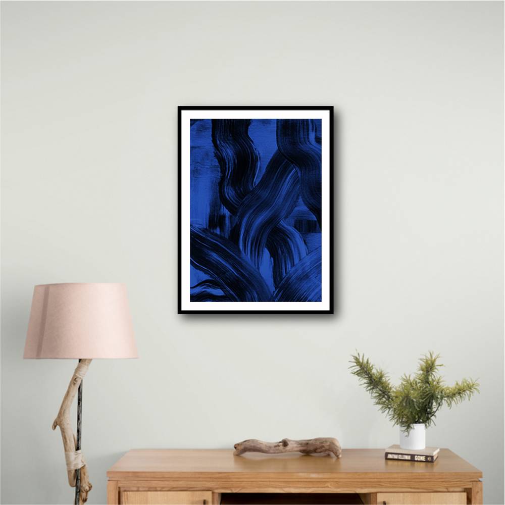 Abstract Brush Strokes 126X Wall Art