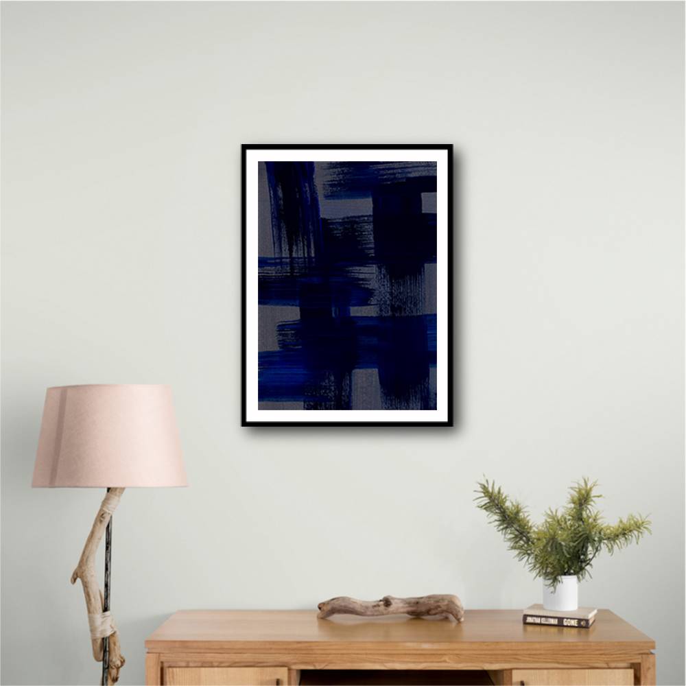 Abstract Brush Strokes 128 Wall Art