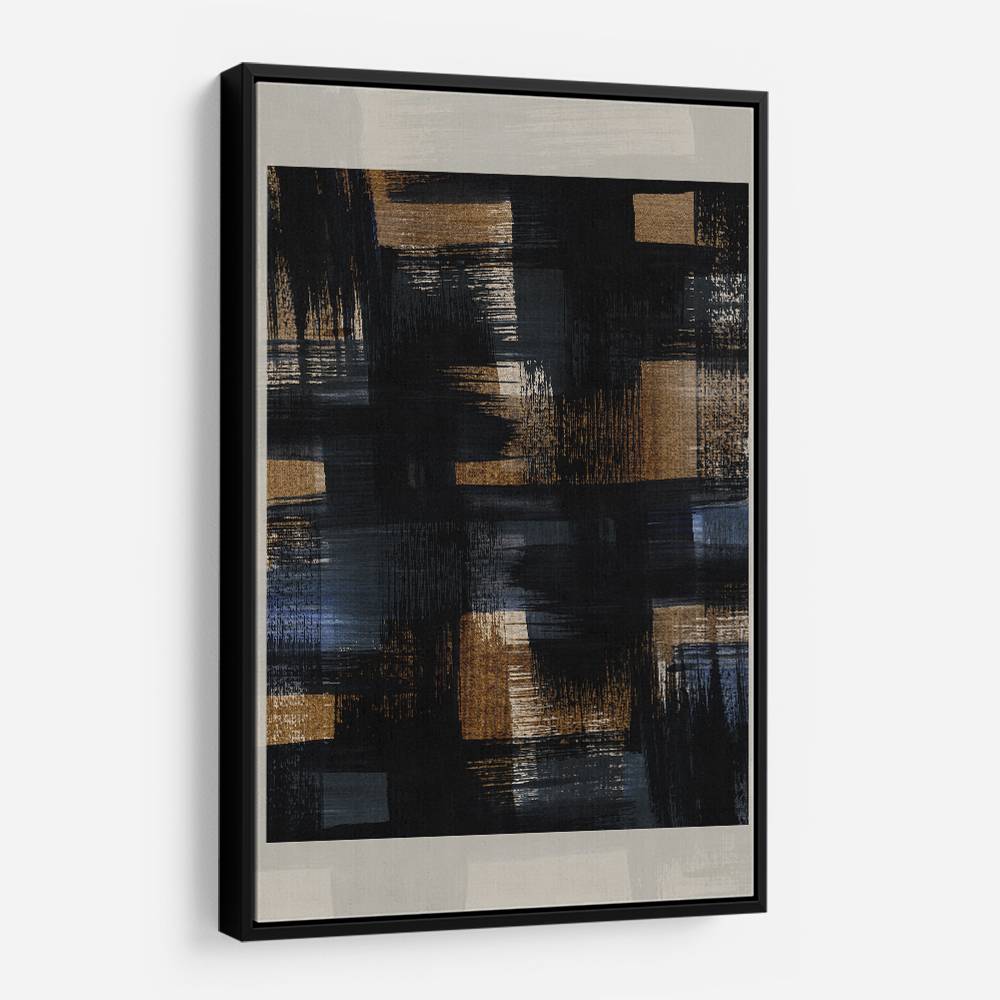 Abstract Brush Strokes 128X Wall Art