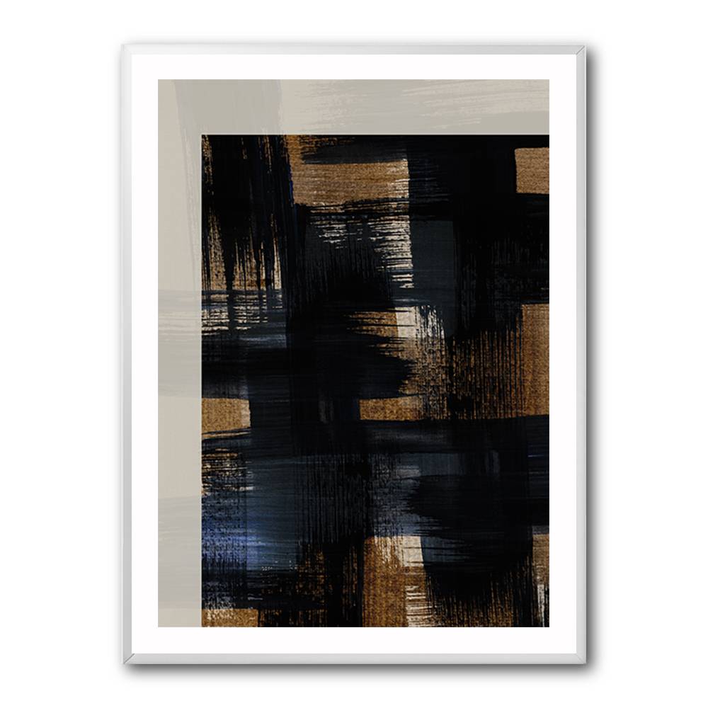 Abstract Brush Strokes 128X Wall Art