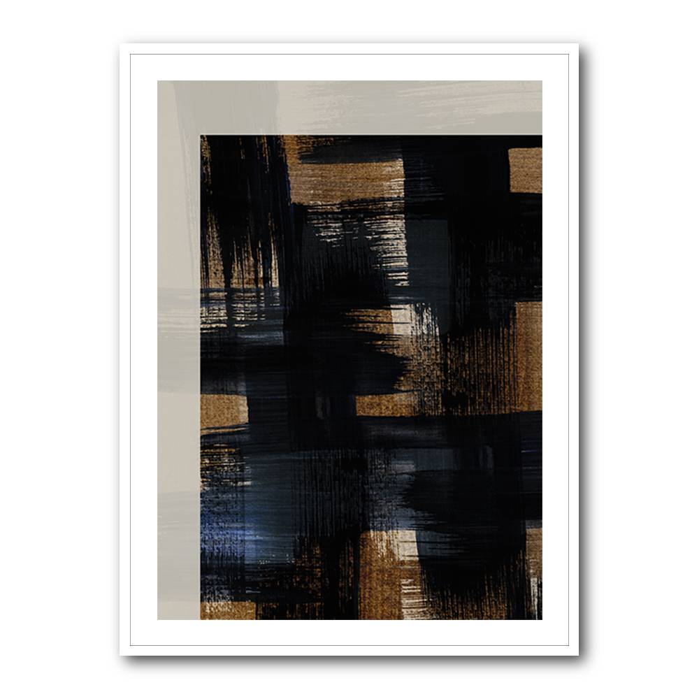 Abstract Brush Strokes 128X Wall Art