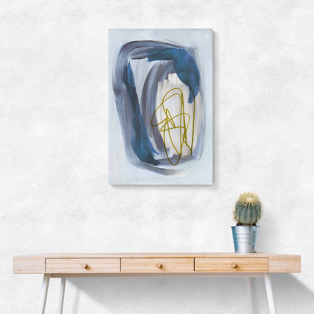 Abstract Brush Strokes 156X Wall Art