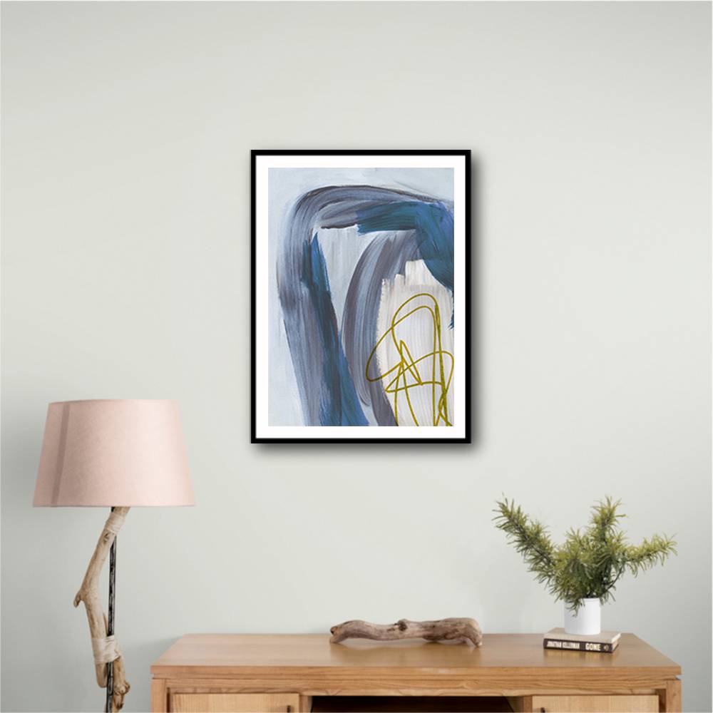 Abstract Brush Strokes 156X Wall Art