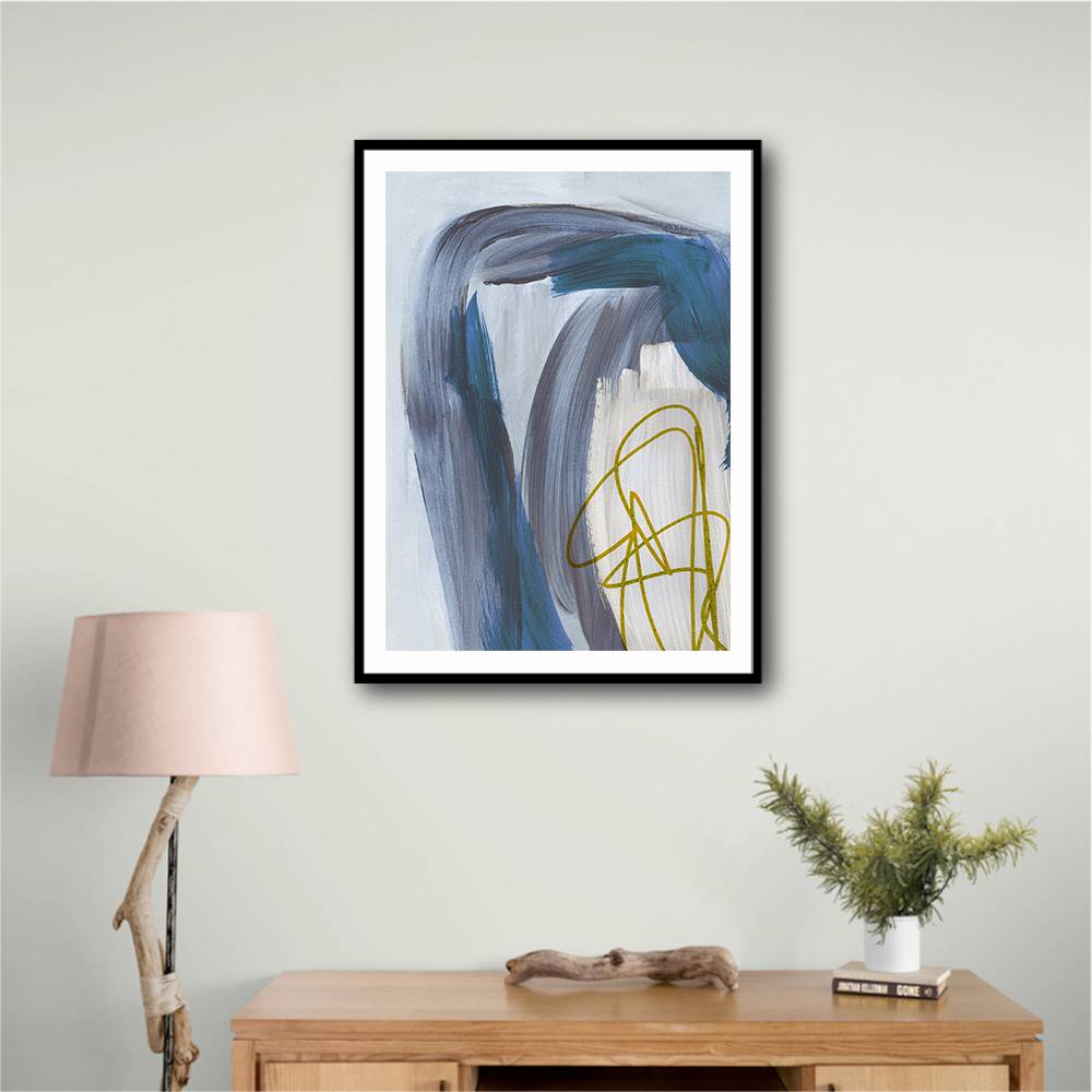 Abstract Brush Strokes 156X Wall Art