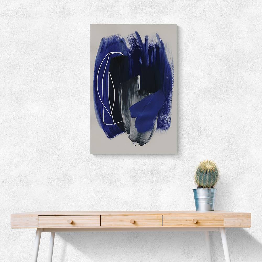 Abstract Brush Strokes 158 Wall Art