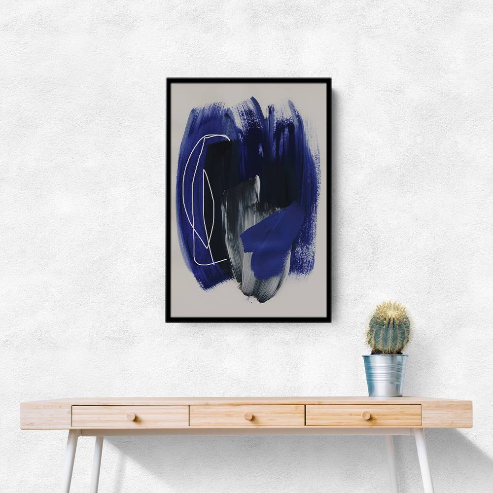 Abstract Brush Strokes 158 Wall Art