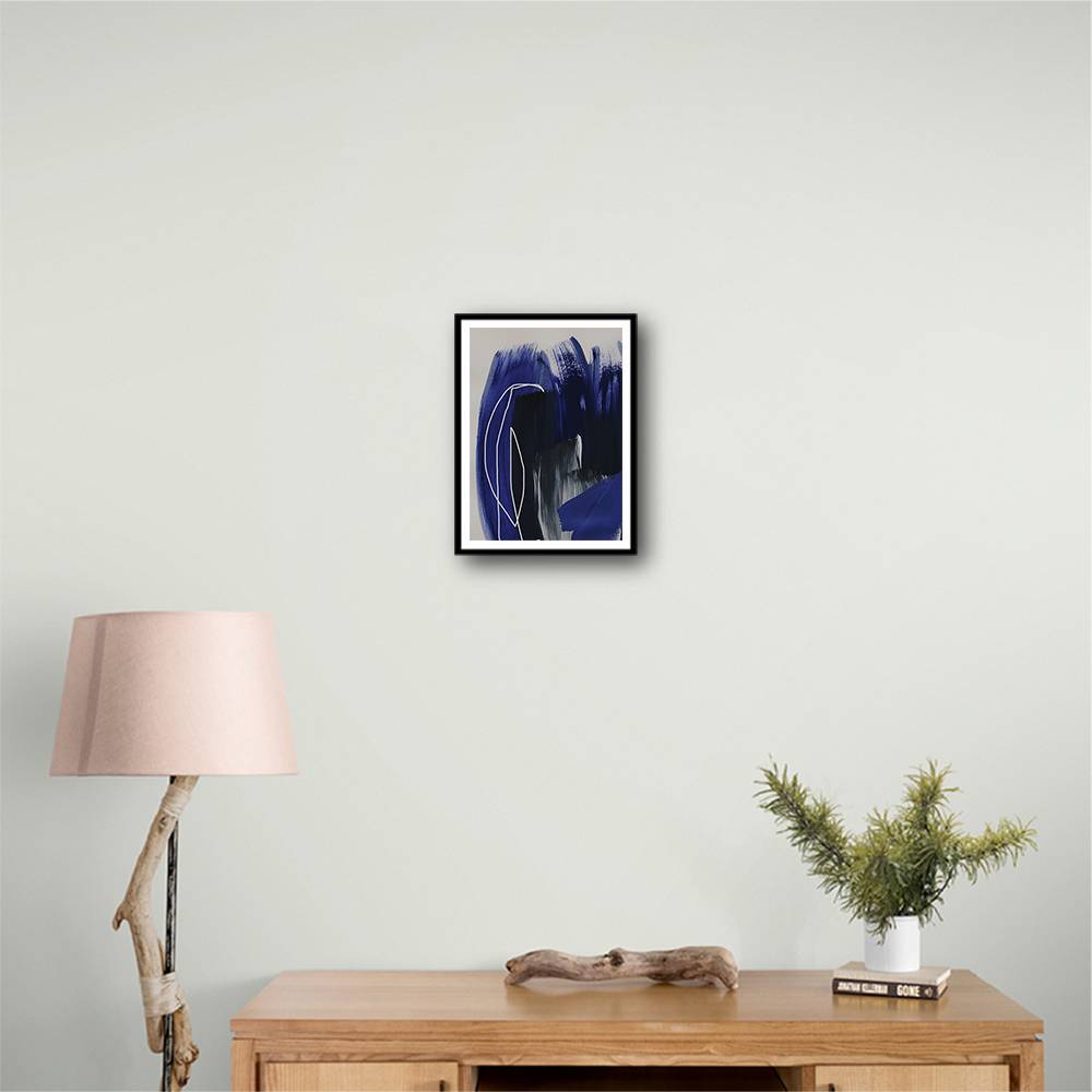 Abstract Brush Strokes 158 Wall Art