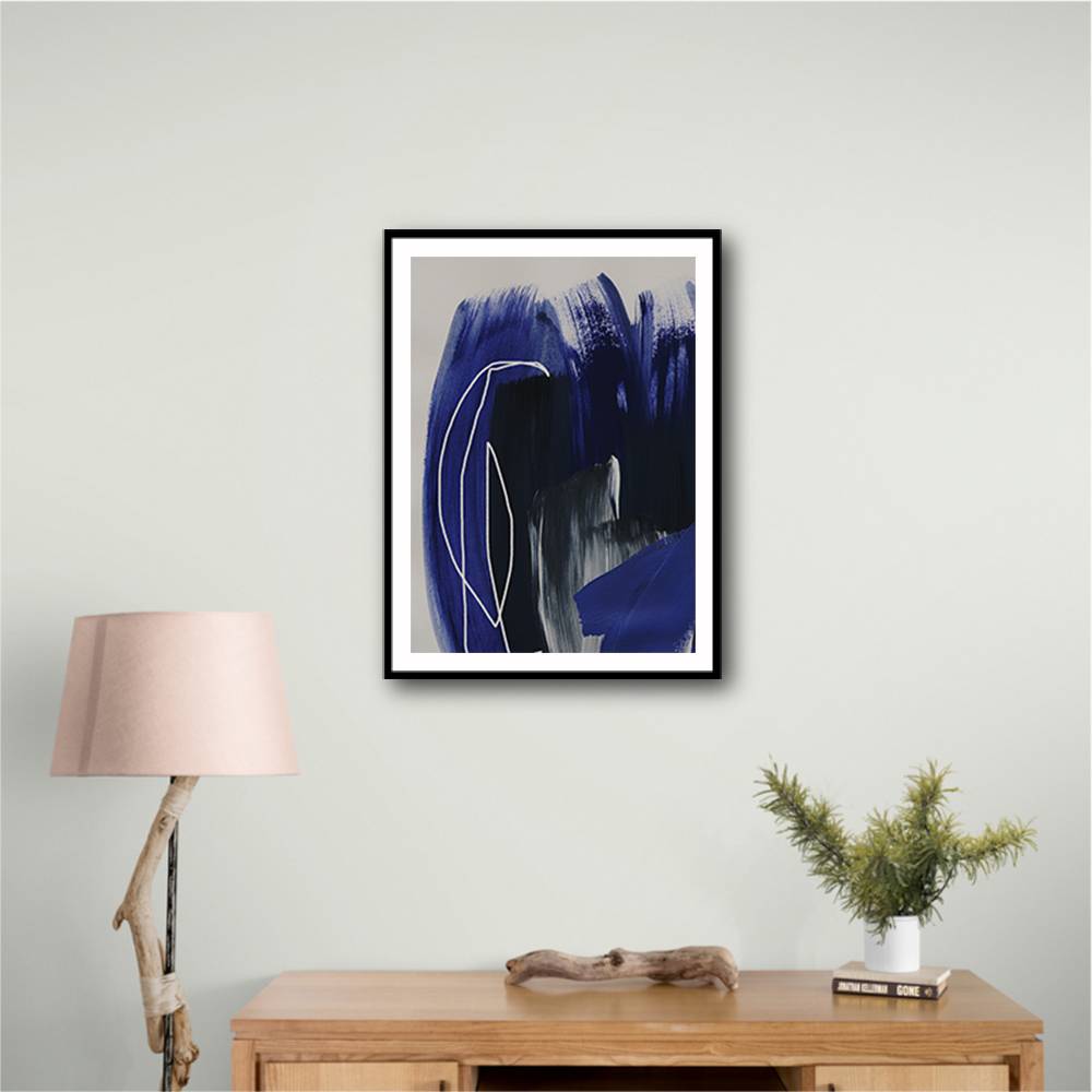 Abstract Brush Strokes 158 Wall Art