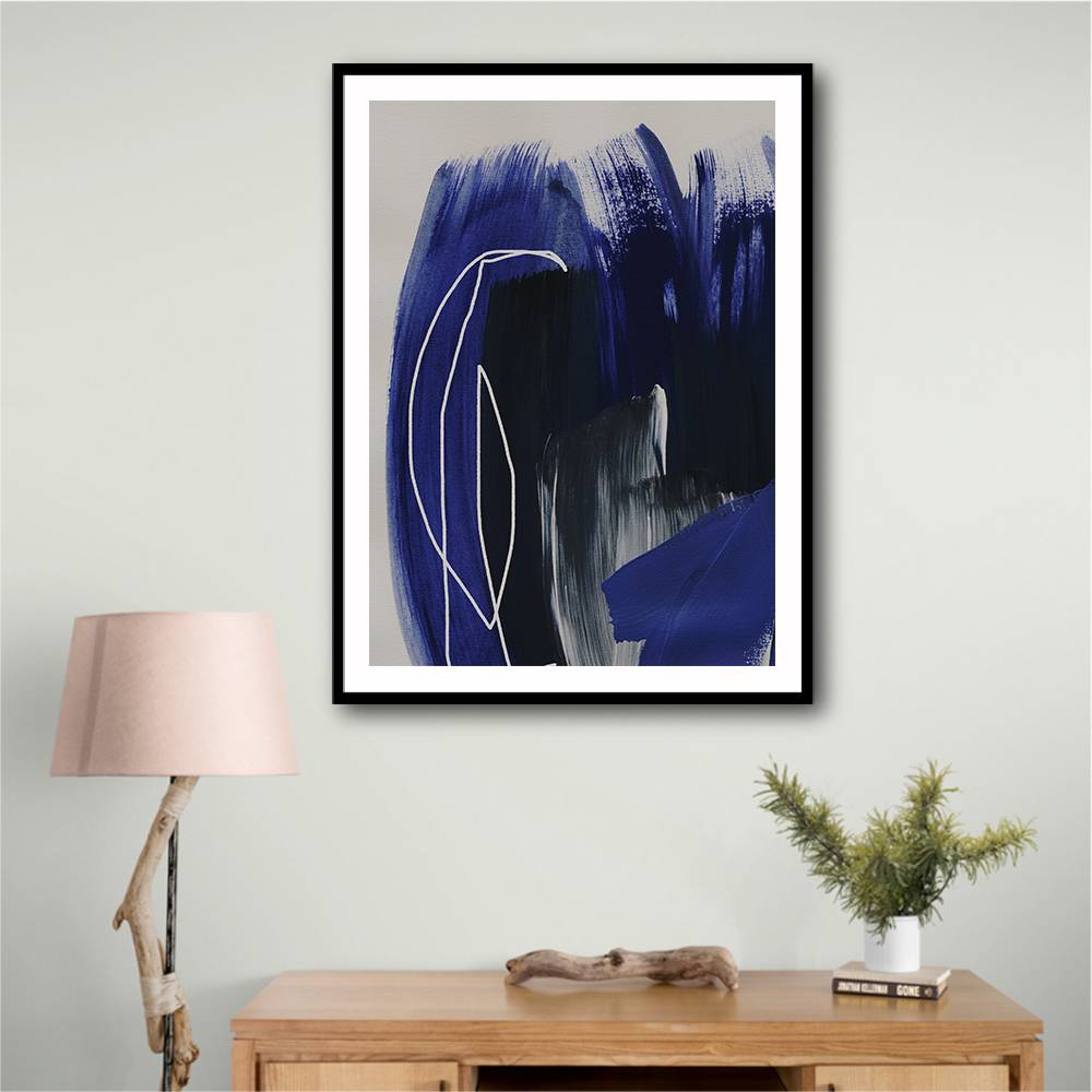 Abstract Brush Strokes 158 Wall Art