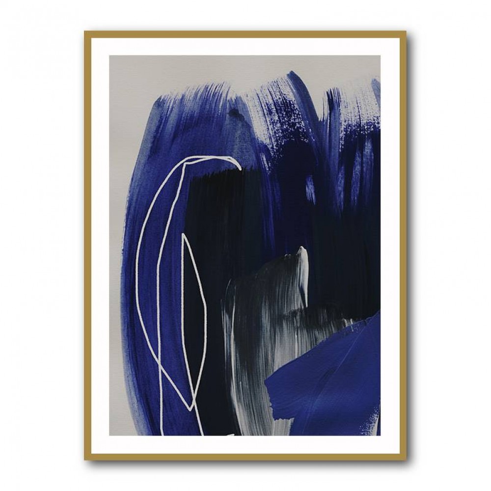 Abstract Brush Strokes 158 Wall Art