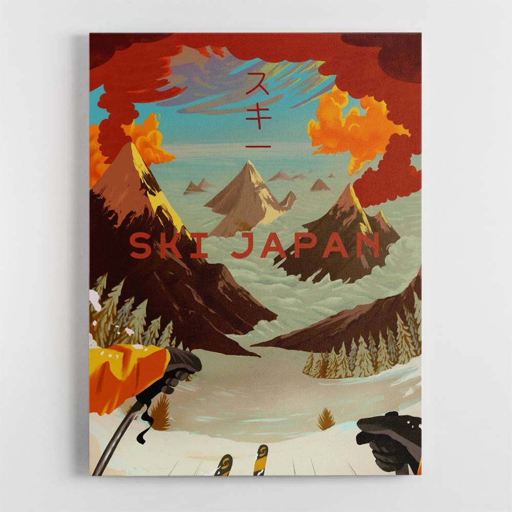 Ski Japan Wall Art