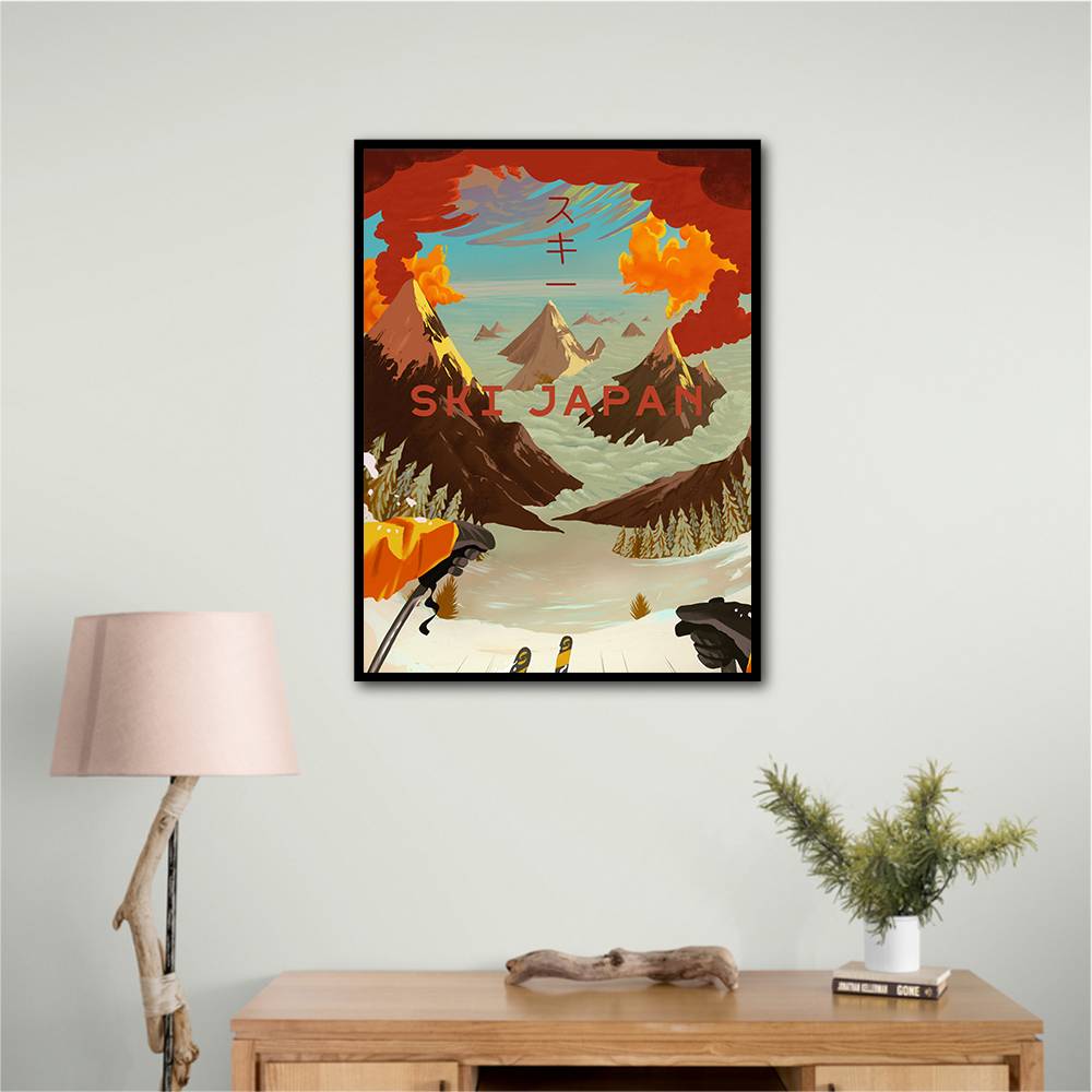 Ski Japan Wall Art