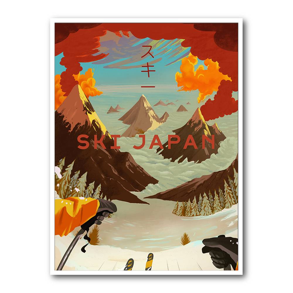 Ski Japan Wall Art