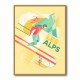 Retro Ski Wall Art