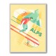 Retro Ski Wall Art