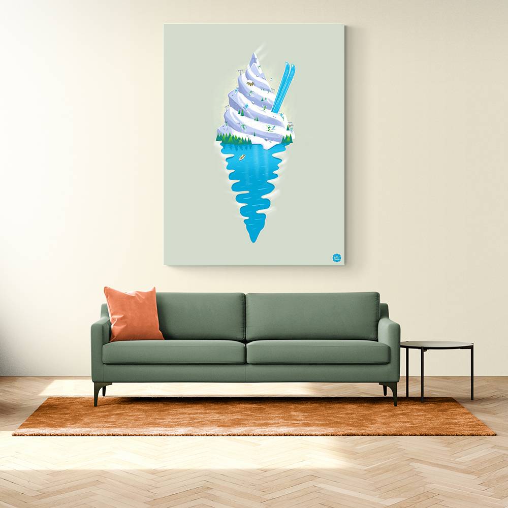 Ski Sundae Wall Art