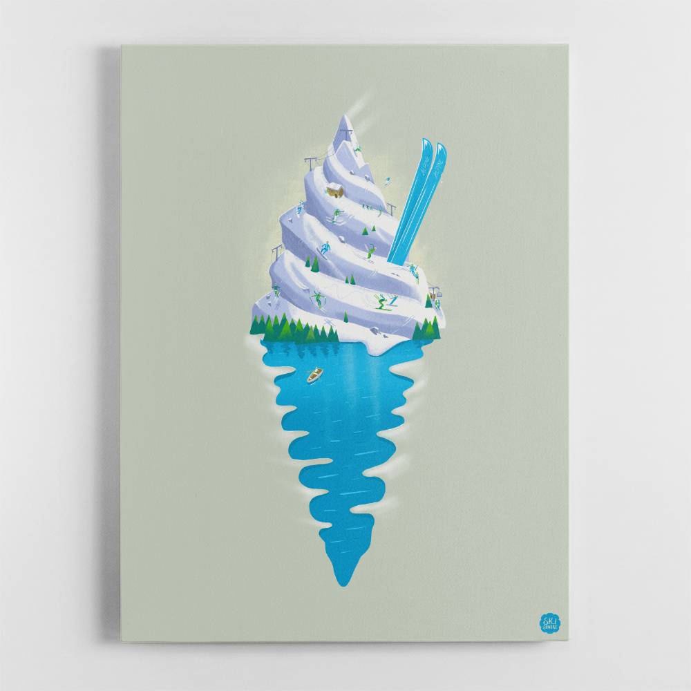 Ski Sundae Wall Art