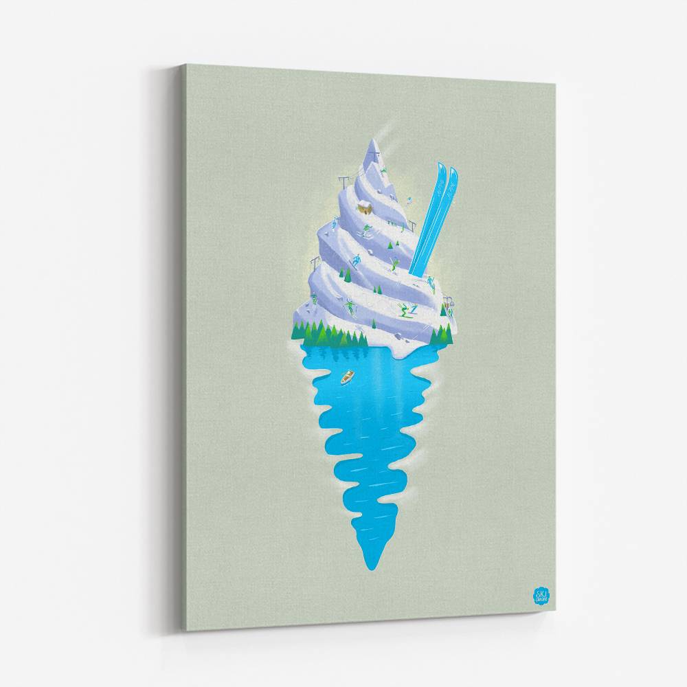 Ski Sundae Wall Art