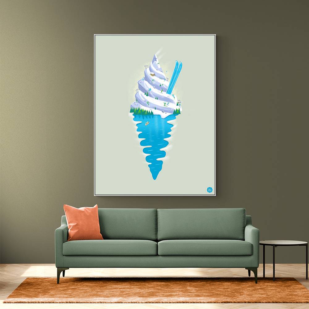 Ski Sundae Wall Art