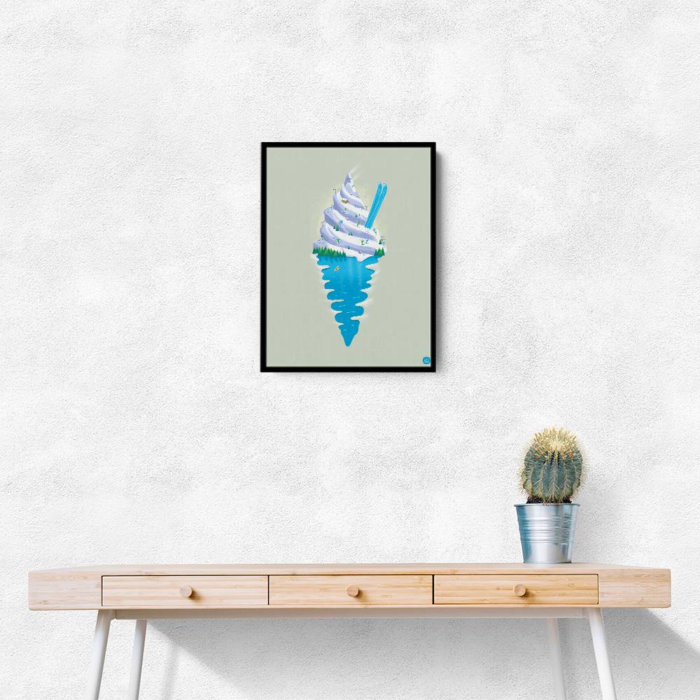 Ski Sundae Wall Art