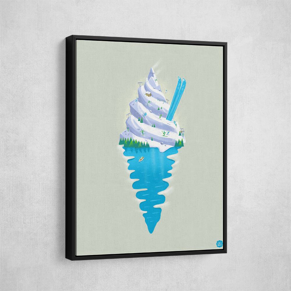 Ski Sundae Wall Art