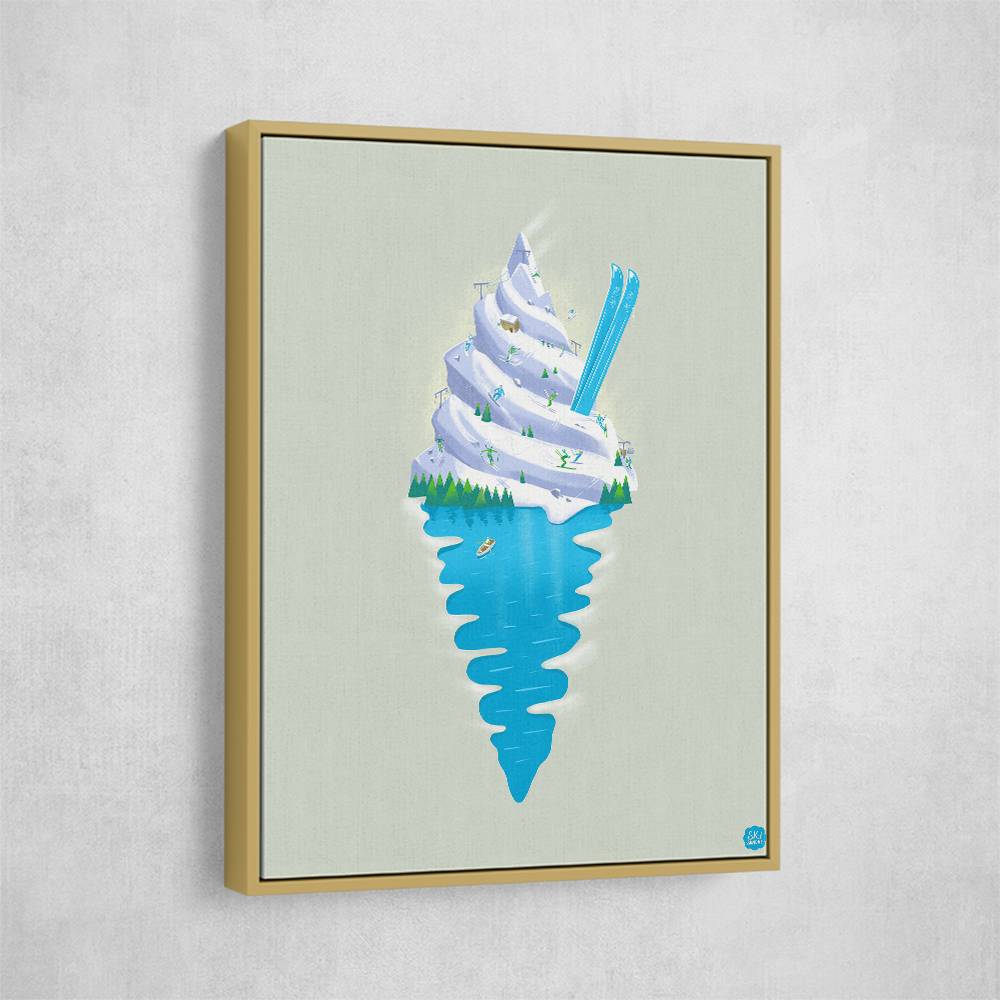 Ski Sundae Wall Art