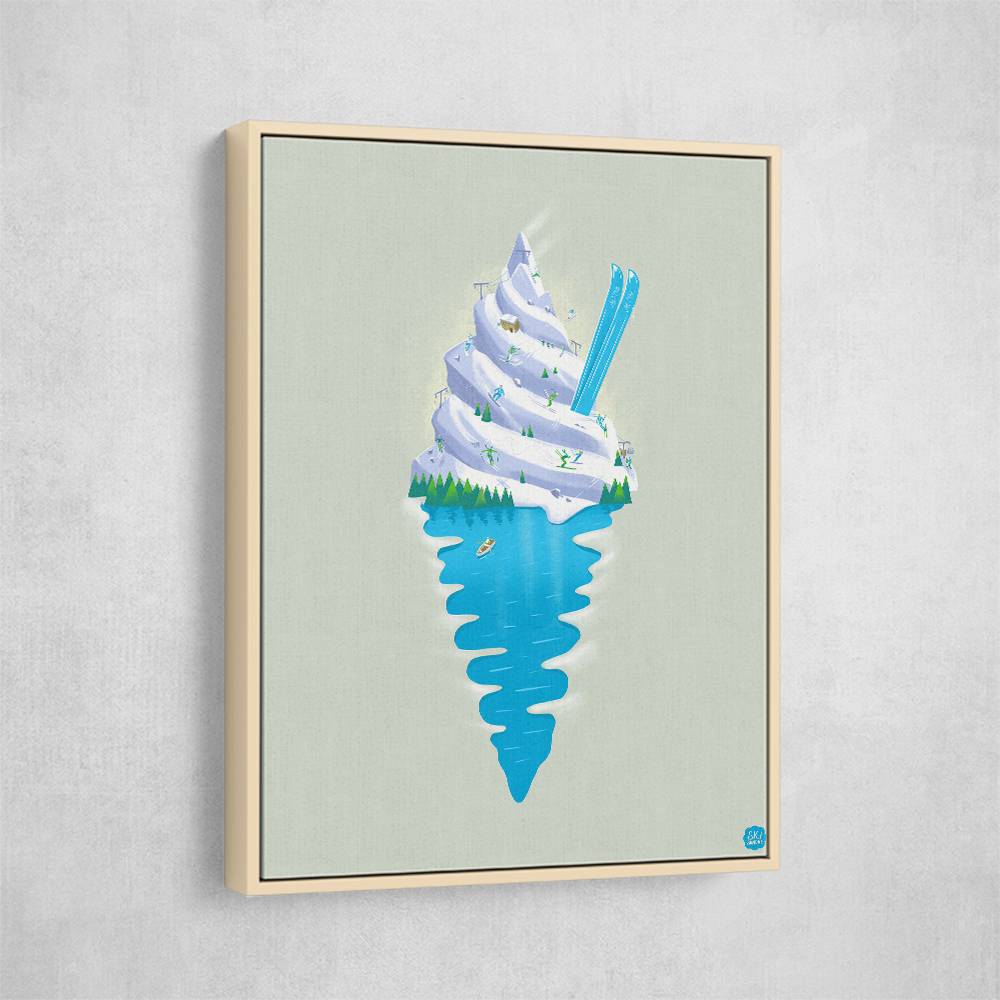 Ski Sundae Wall Art