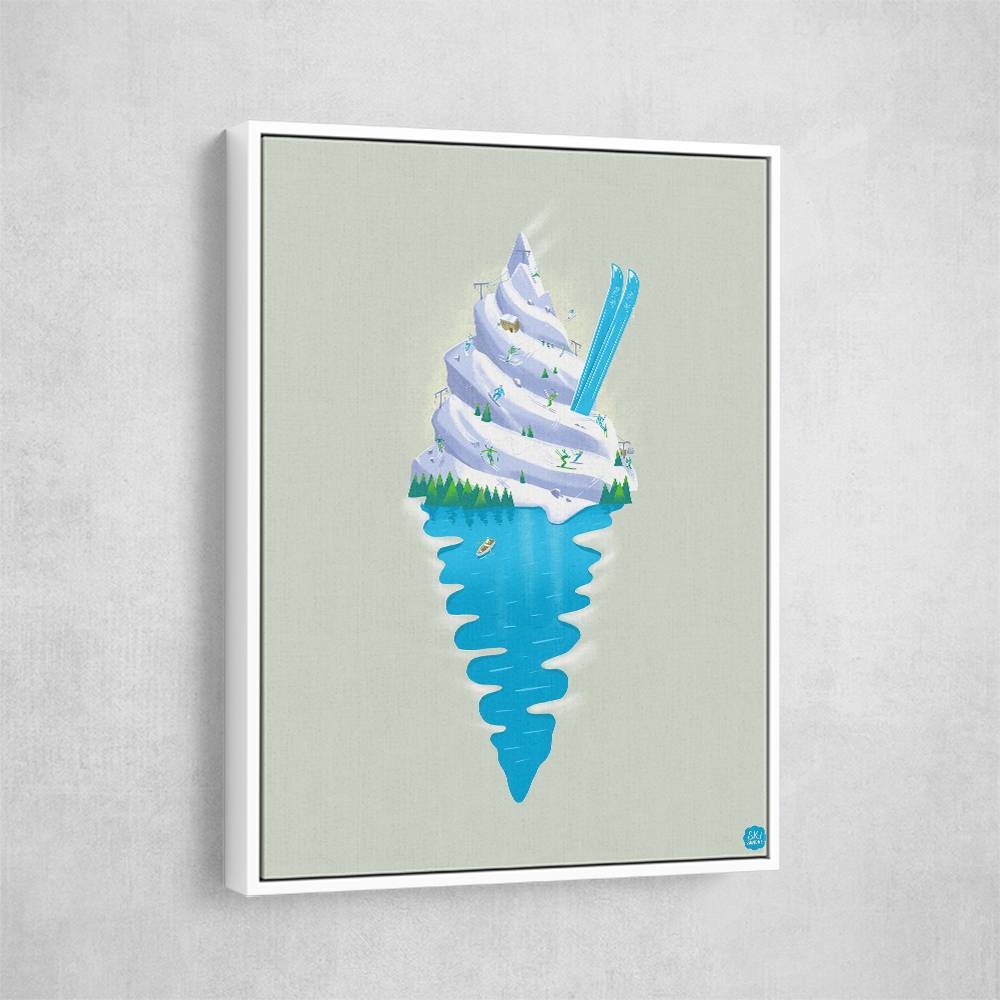 Ski Sundae Wall Art