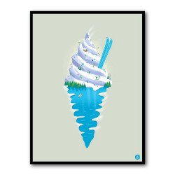 Ski Sundae Wall Art