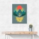 Mountain Range Riding Wall Art