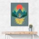 Mountain Range Riding Wall Art