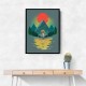 Mountain Range Riding Wall Art