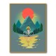 Mountain Range Riding Wall Art