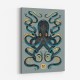 Octopus Black A Gold Wall Art