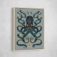 Octopus Black A Gold Wall Art