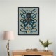 Octopus Black A Gold Wall Art