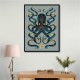 Octopus Black A Gold Wall Art