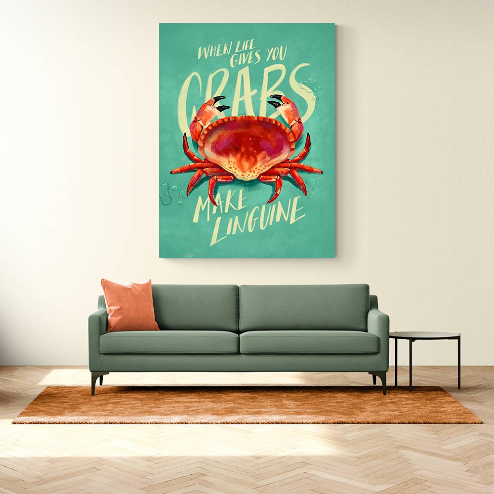 When Life Gives You Crabs Wall Art