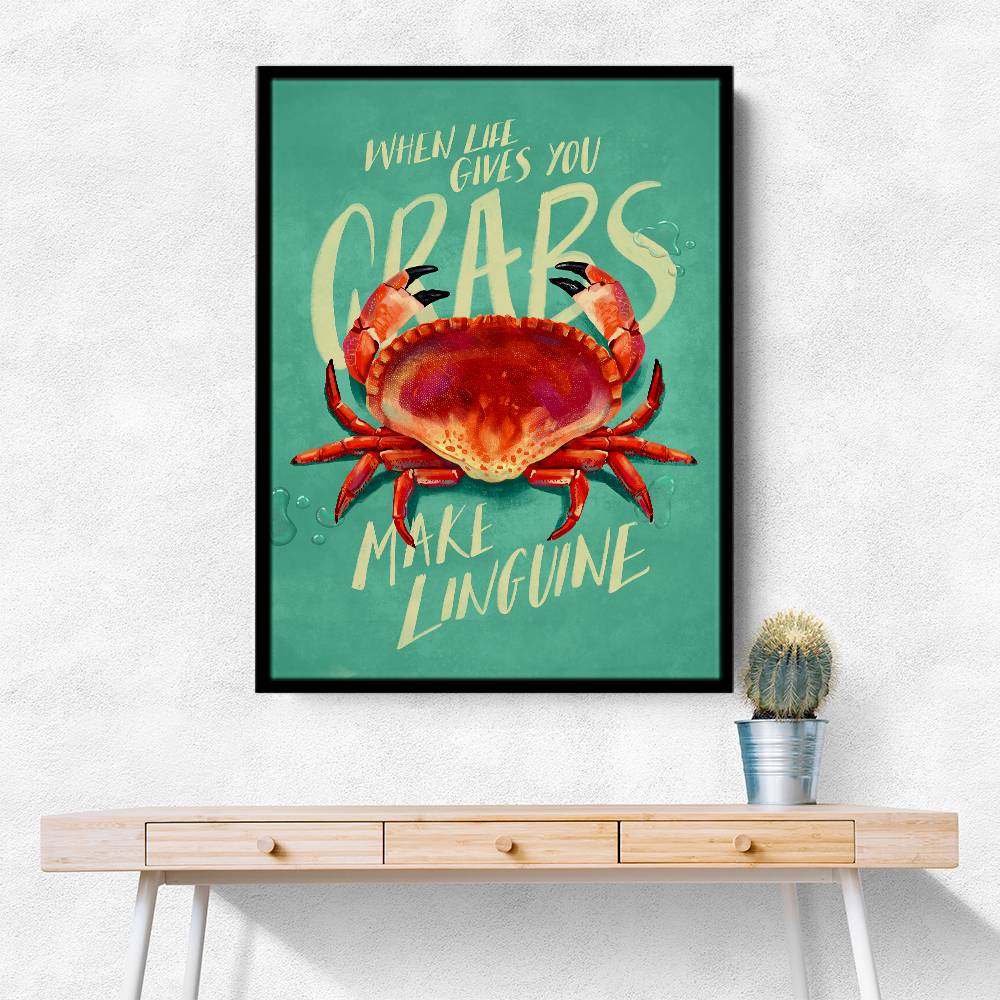 When Life Gives You Crabs Wall Art