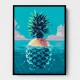 Stranded On Pineapple Island Wall Art