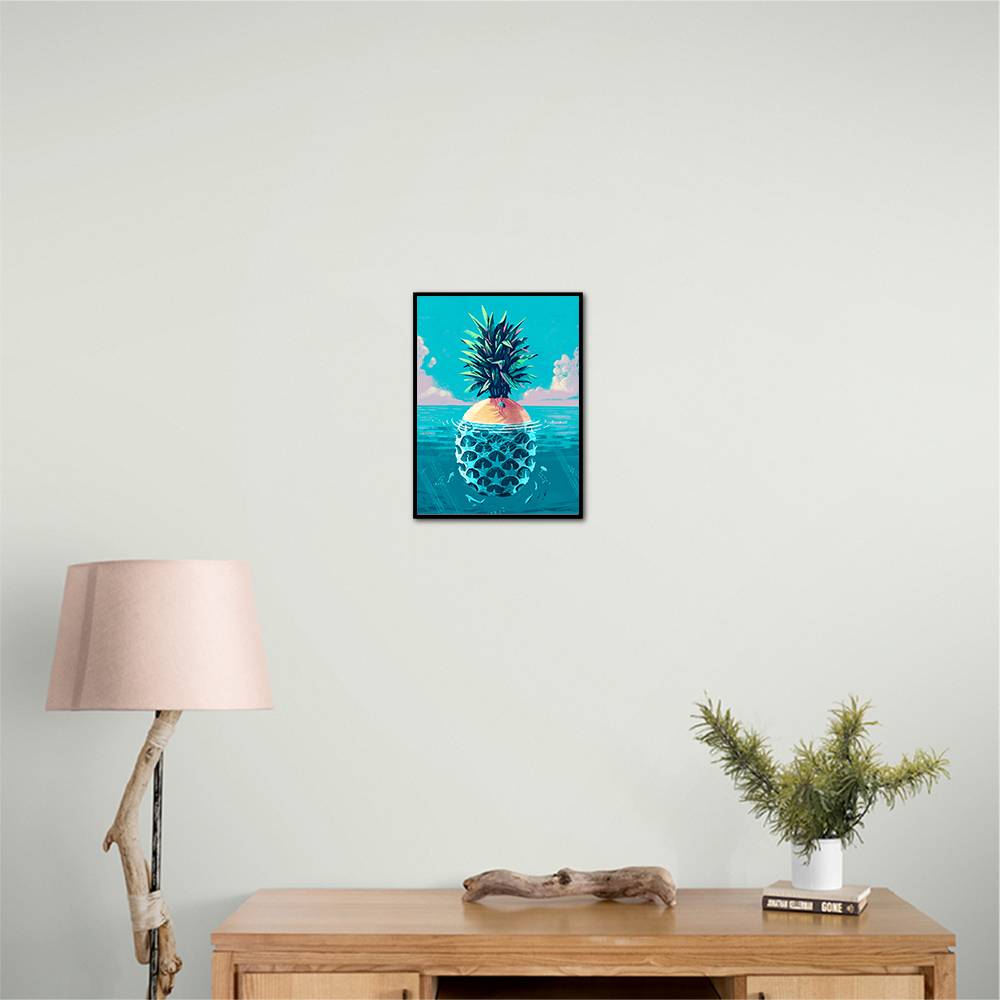 Stranded On Pineapple Island Wall Art