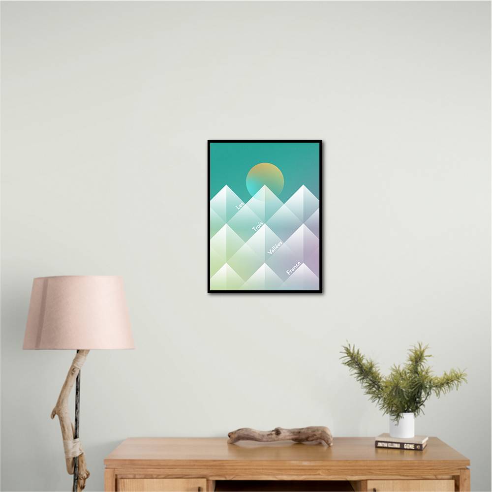 The Three Valleys Ski Wall Art