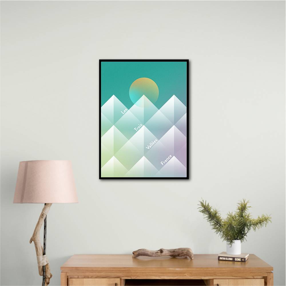 The Three Valleys Ski Wall Art