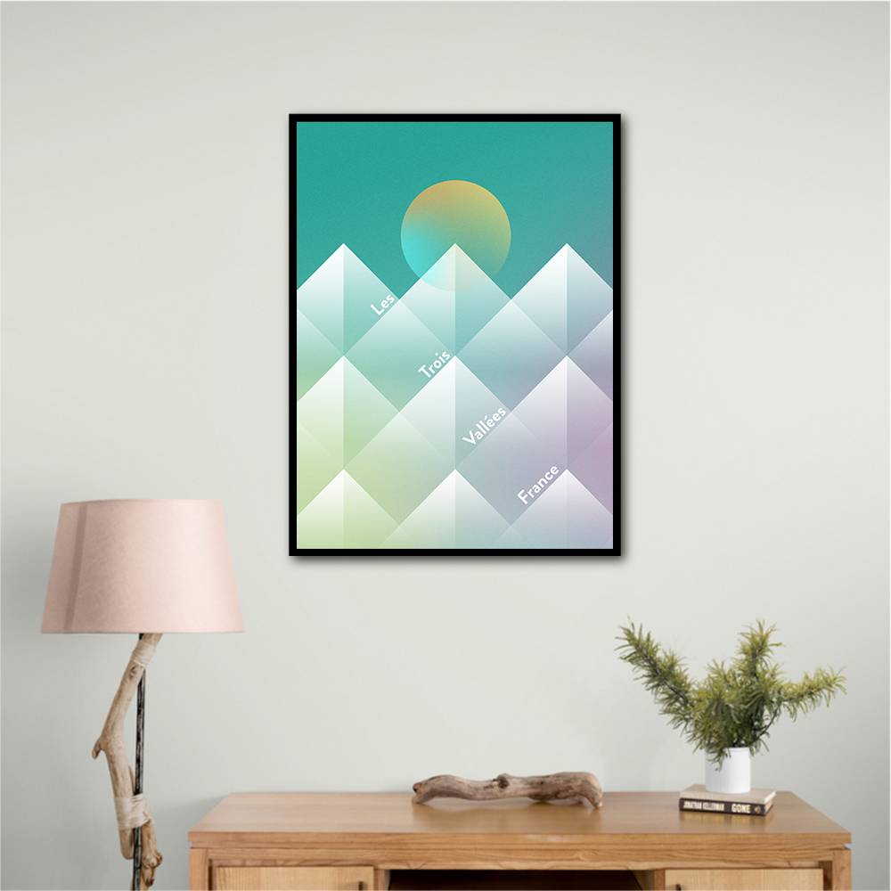 The Three Valleys Ski Wall Art