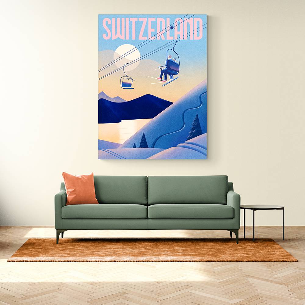 Ski Switzerland Wall Art