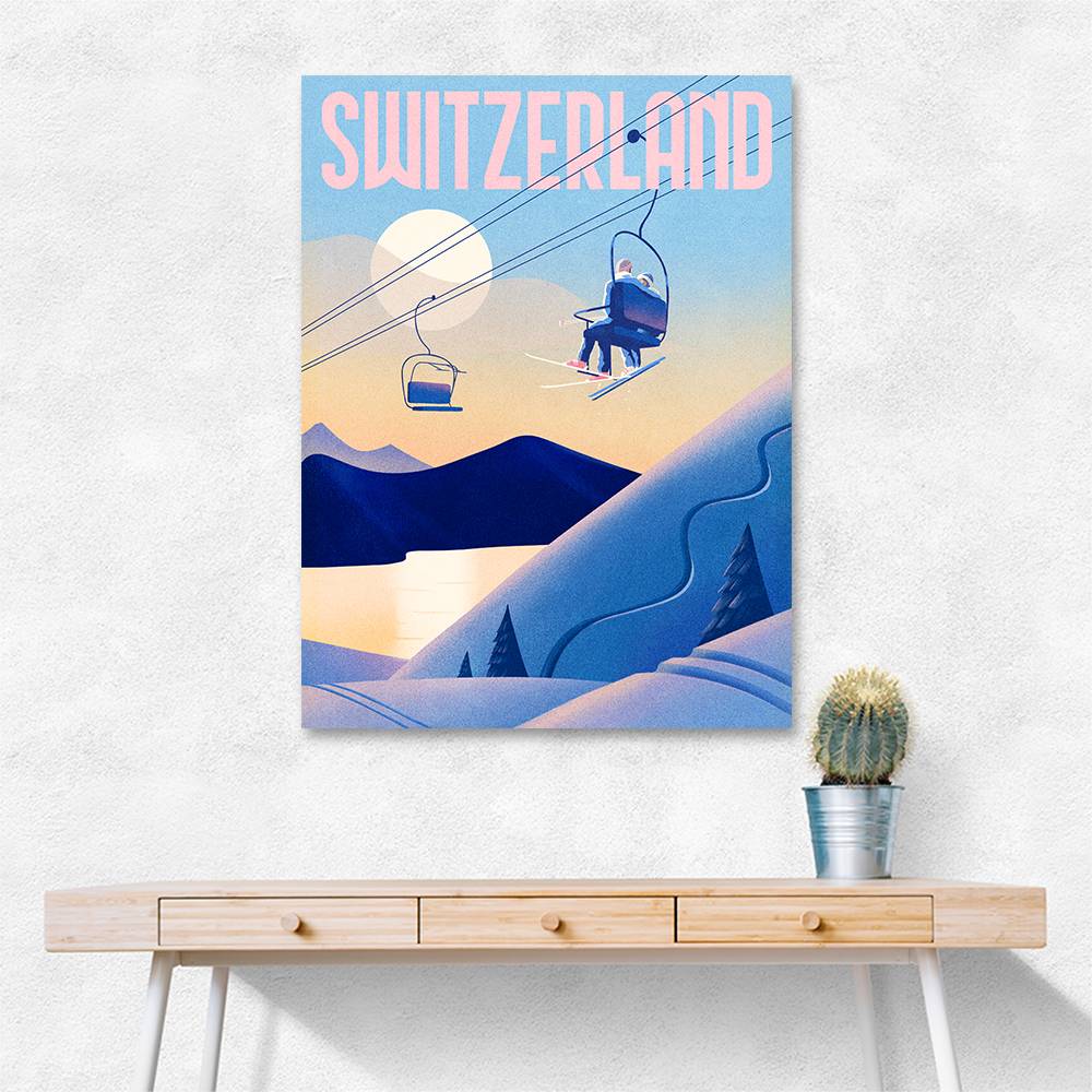 Ski Switzerland Wall Art