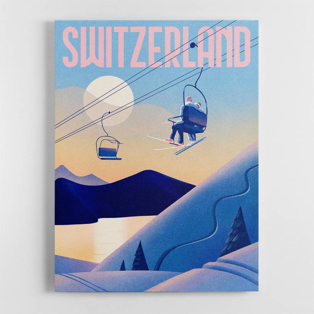 Ski Switzerland Wall Art