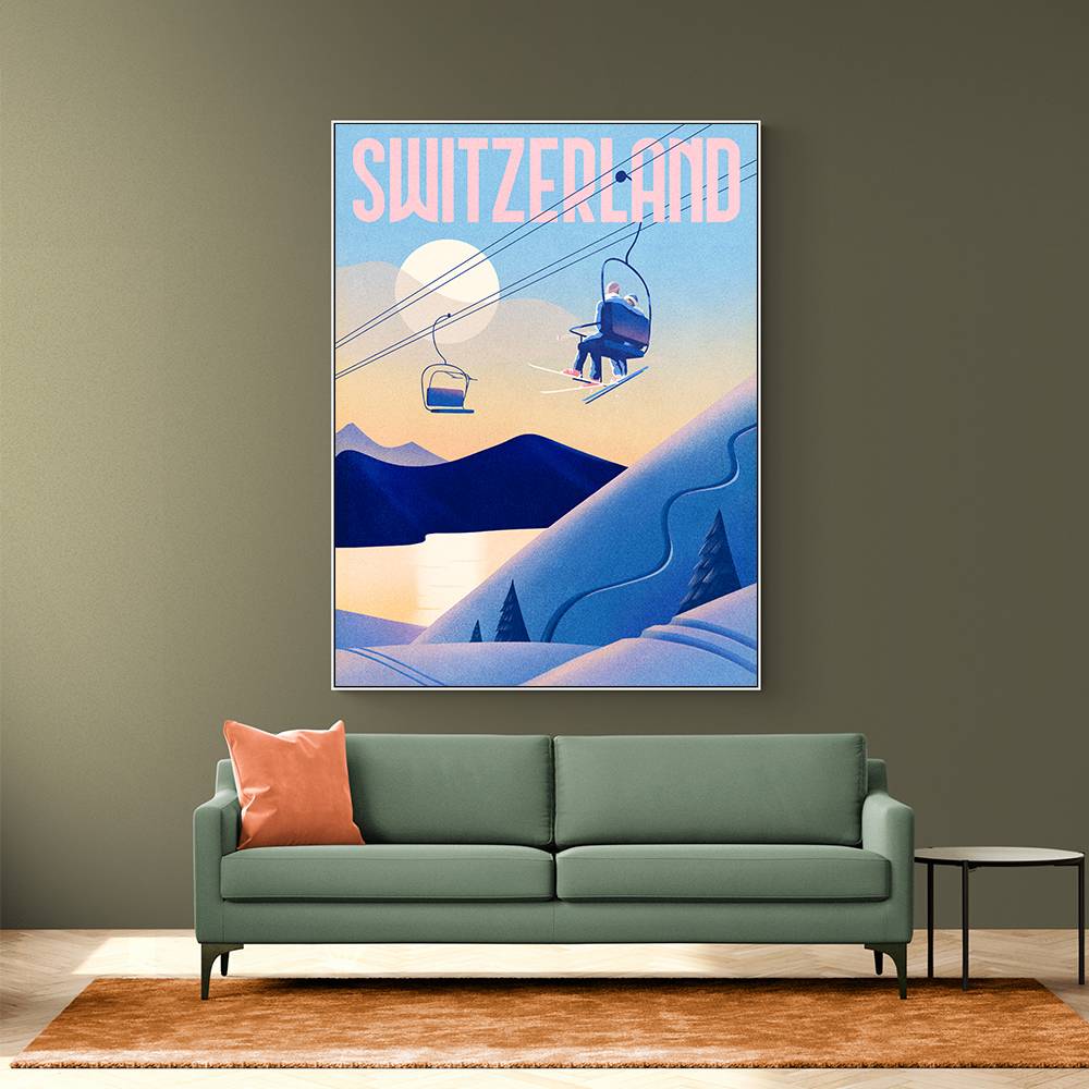 Ski Switzerland Wall Art