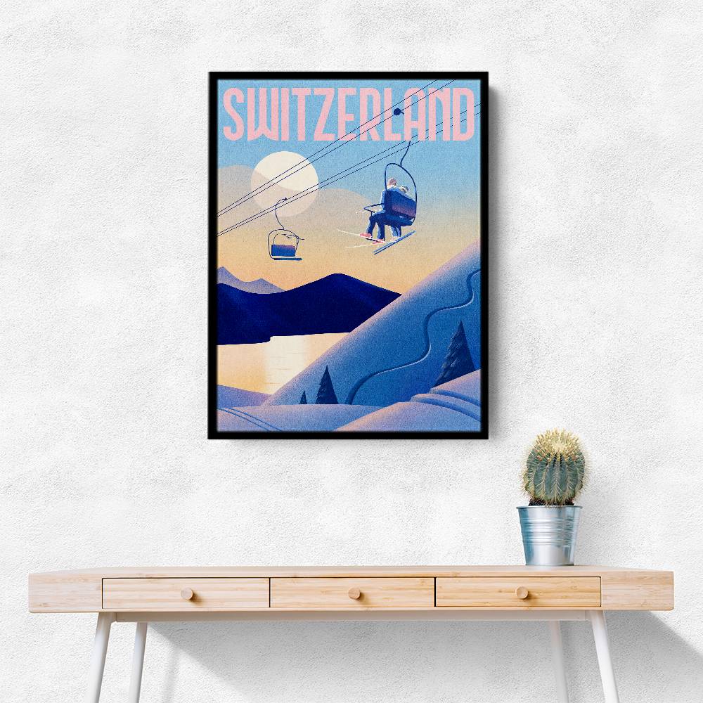 Ski Switzerland Wall Art